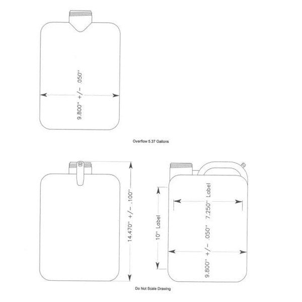CoralVue 5 Gallon Mixing Jug with Lid