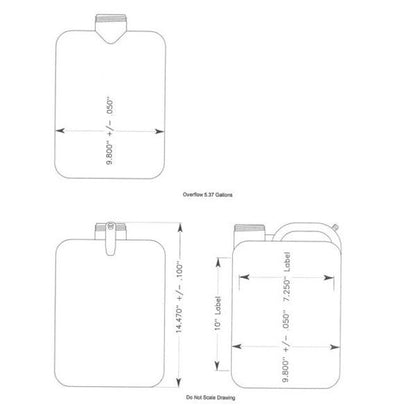 CoralVue 5 Gallon Mixing Jug with Lid
