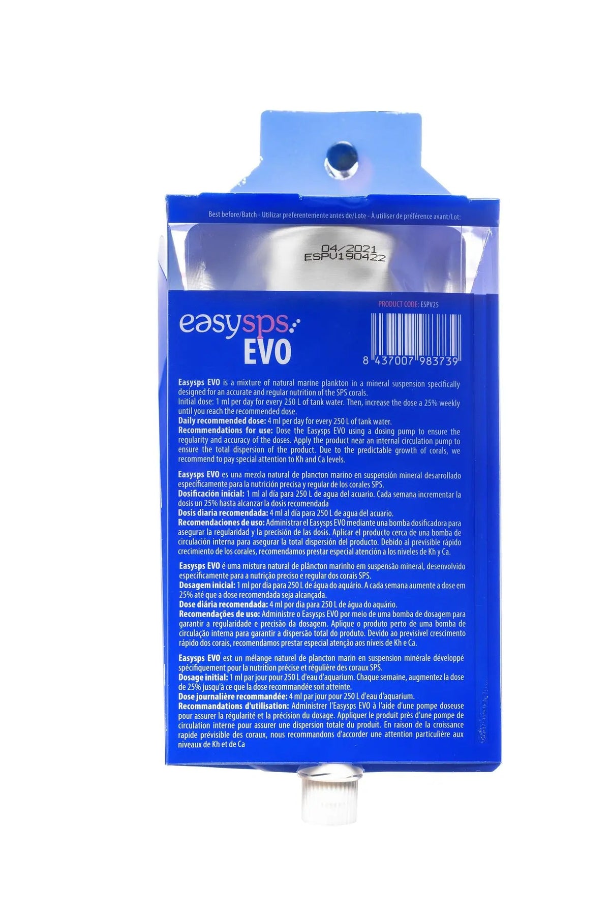 Easy reefs EasySPS EVO Gel Coral Food, 250 ml