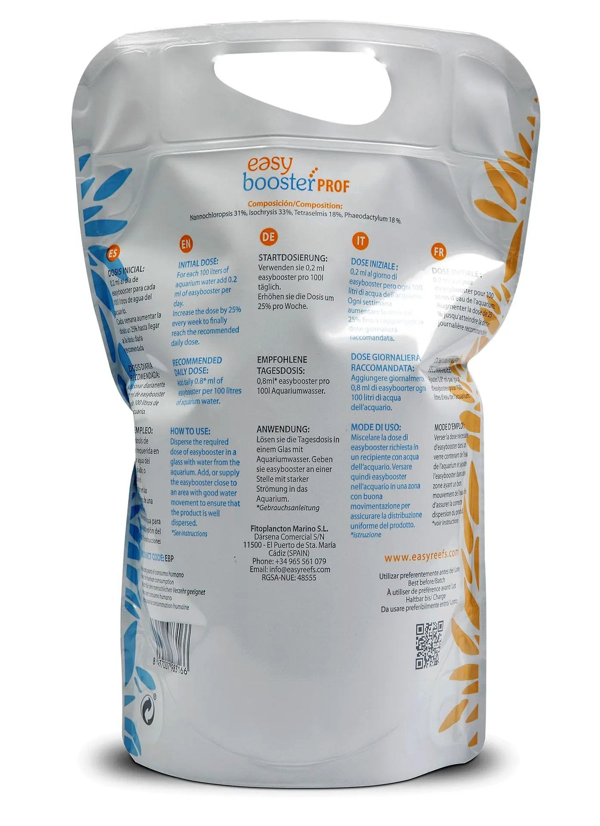 Easy reefs EasyBooster PRO, Phytoplankton Gel, 1500ml