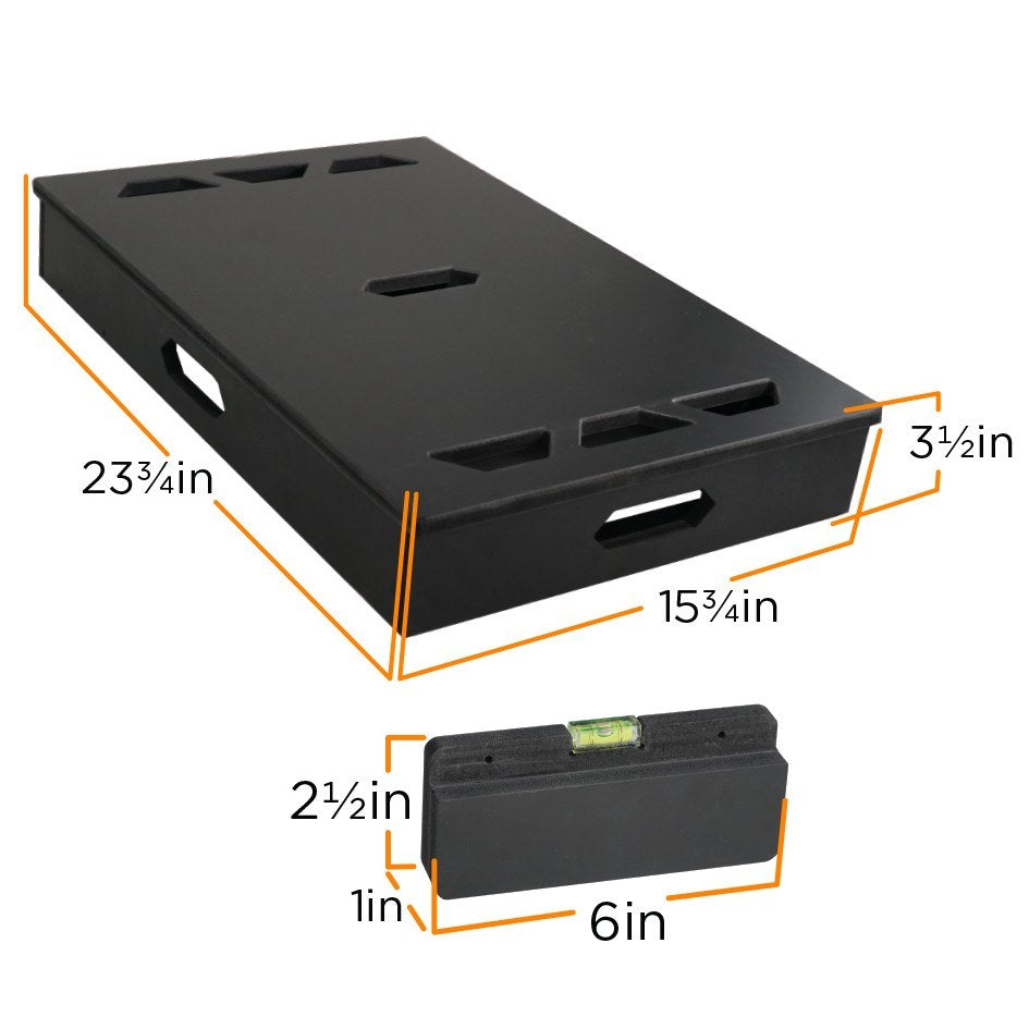 Standard Black Aquarium Controller Board Wire Management System