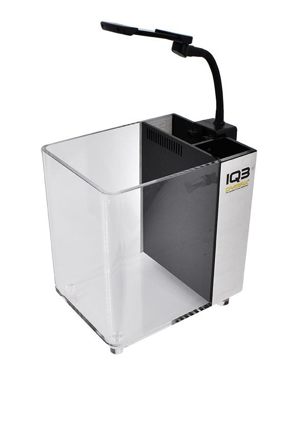 Dymax IQ3 1.5-Gallon Mini Acrylic Aquarium, Snow White