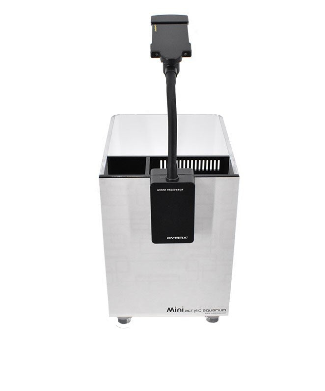 Dymax IQ3 1.5-Gallon Mini Acrylic Aquarium, Snow White