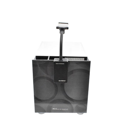 Dymax IQ7 5.2-Gallon Mini Acrylic Aquarium, Mono Black