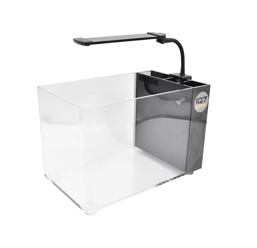Dymax IQ7 5.2-Gallon Mini Acrylic Aquarium, Mono Black