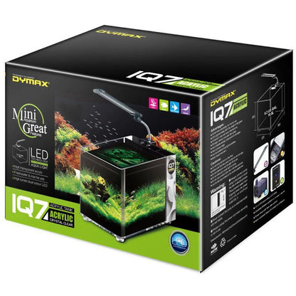 Dymax IQ7 5.2-Gallon Mini Acrylic Aquarium, Ocean Blue