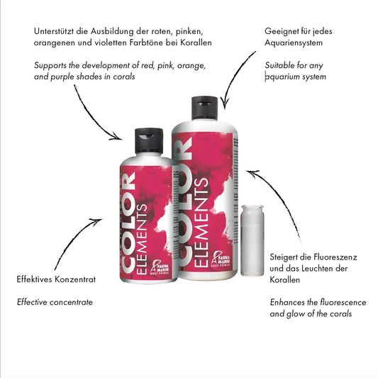 Fauna Marin Color Elements Red/Purple Complex Supplement, 500ml