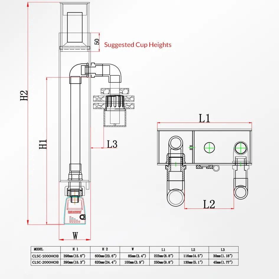 Octo Classic 2000 HOB Protein Skimmer