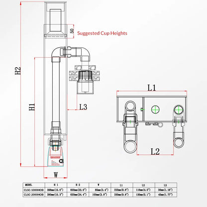 Octo Classic 2000 HOB Protein Skimmer