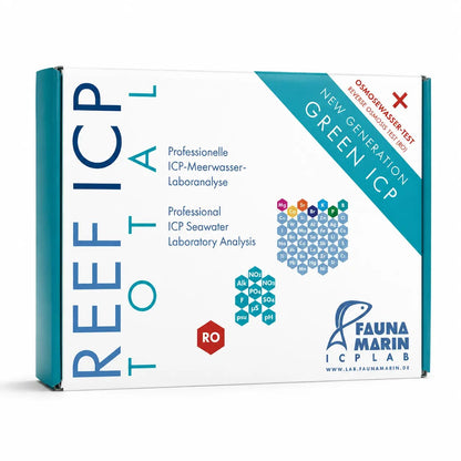 Fauna Marin Reef ICP TOTAL Test, 90+ Water Parameters with Prepaid Shipping