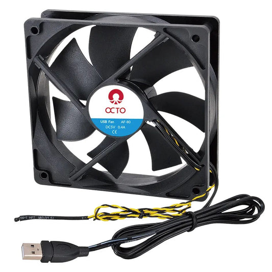 Octo 3-Inch USB Smart Fan
