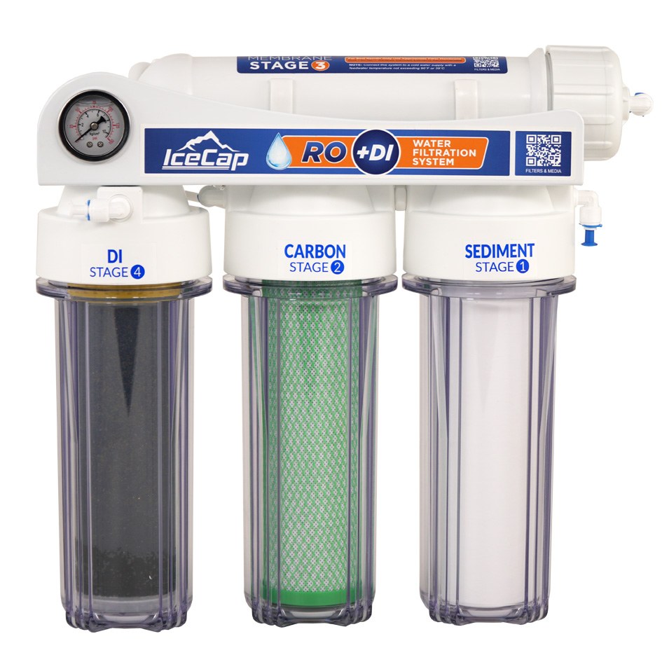 IceCap 100 GPD Reverse Osmosis RO/DI Water Filtration System