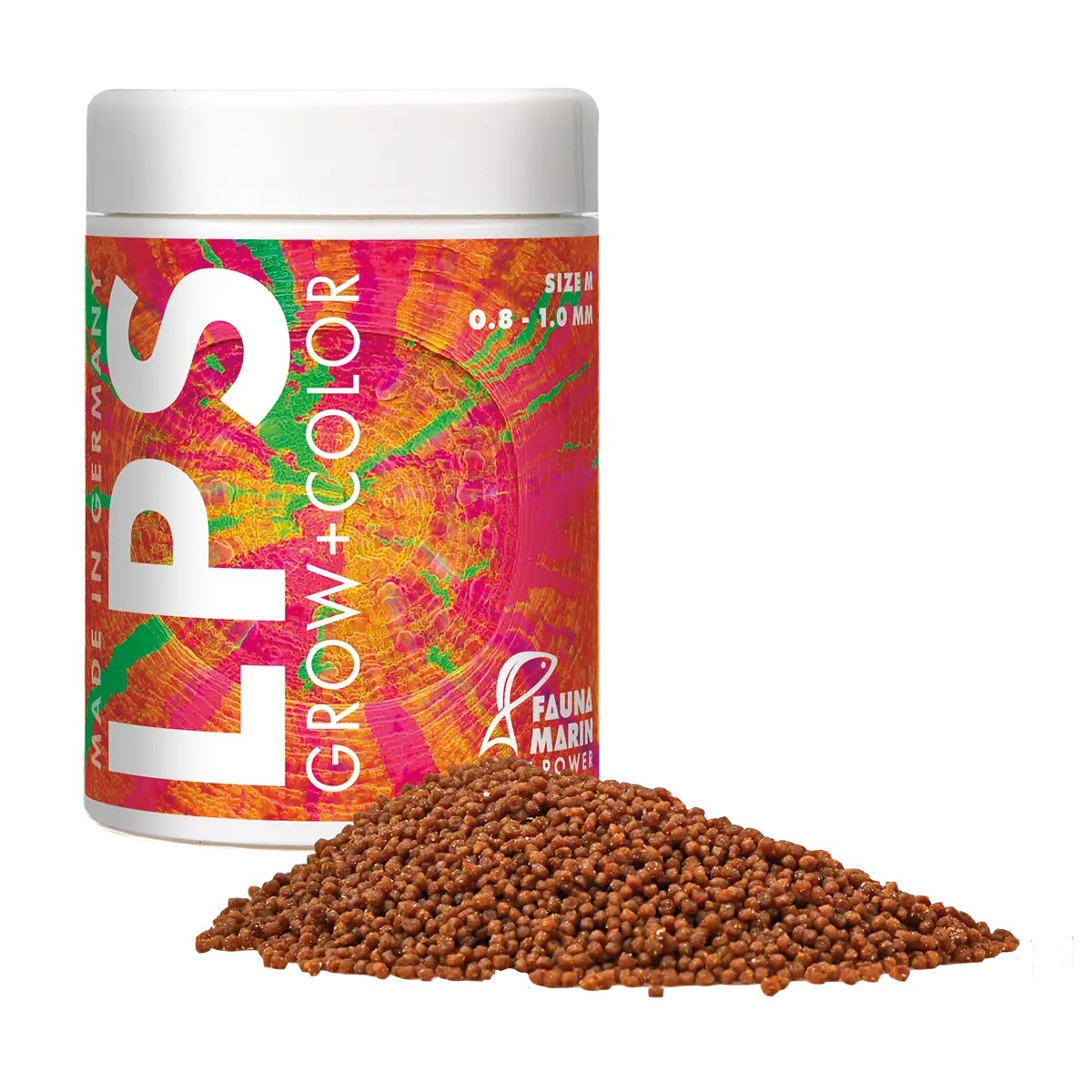 Fauna Marin LPS Grow and Color, Medium Pellet Coral Food, 60 g