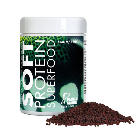 Fauna Marin Soft Protein Super Food, Medium Pellet Fish Food, 100 ml
