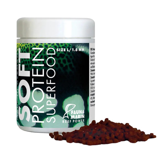 Fauna Marin Soft Protein Super Food, Large Pellet Fish Food, 100 ml