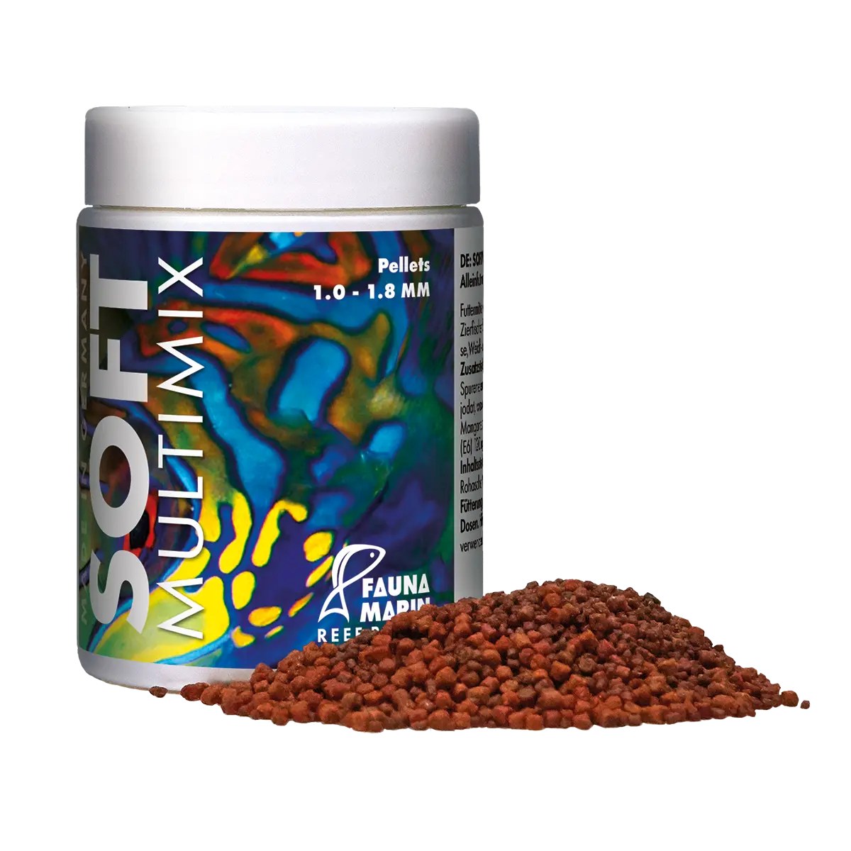 Fauna Marin Multi Mix, M/L Pellet Fish Food, 100 ml