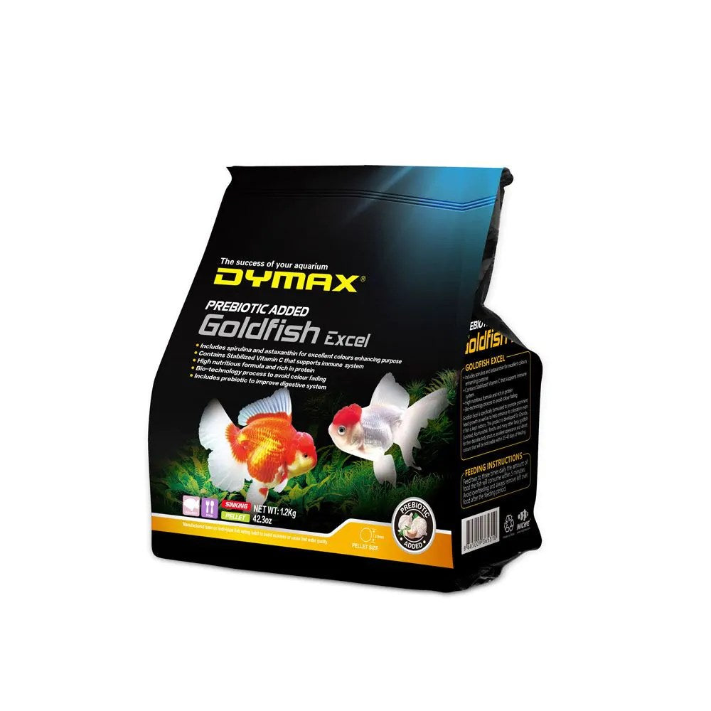 Dymax Goldfish Excel Pellet Fish Food, 1.2kg Bulk Bag