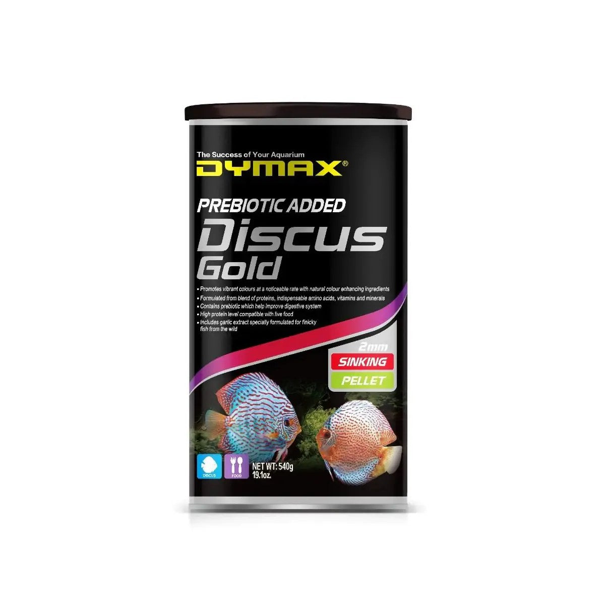 Dymax Discus Gold Pellet Fish Food, 540 g