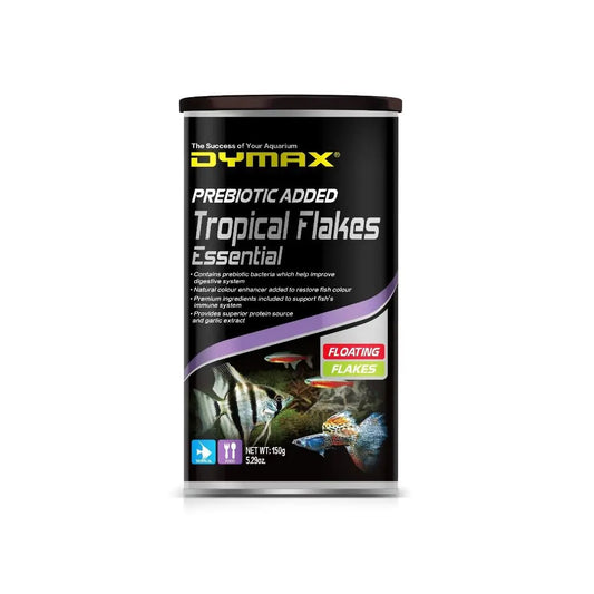 Dymax Tropical Flakes Essential Fish Food, 150g