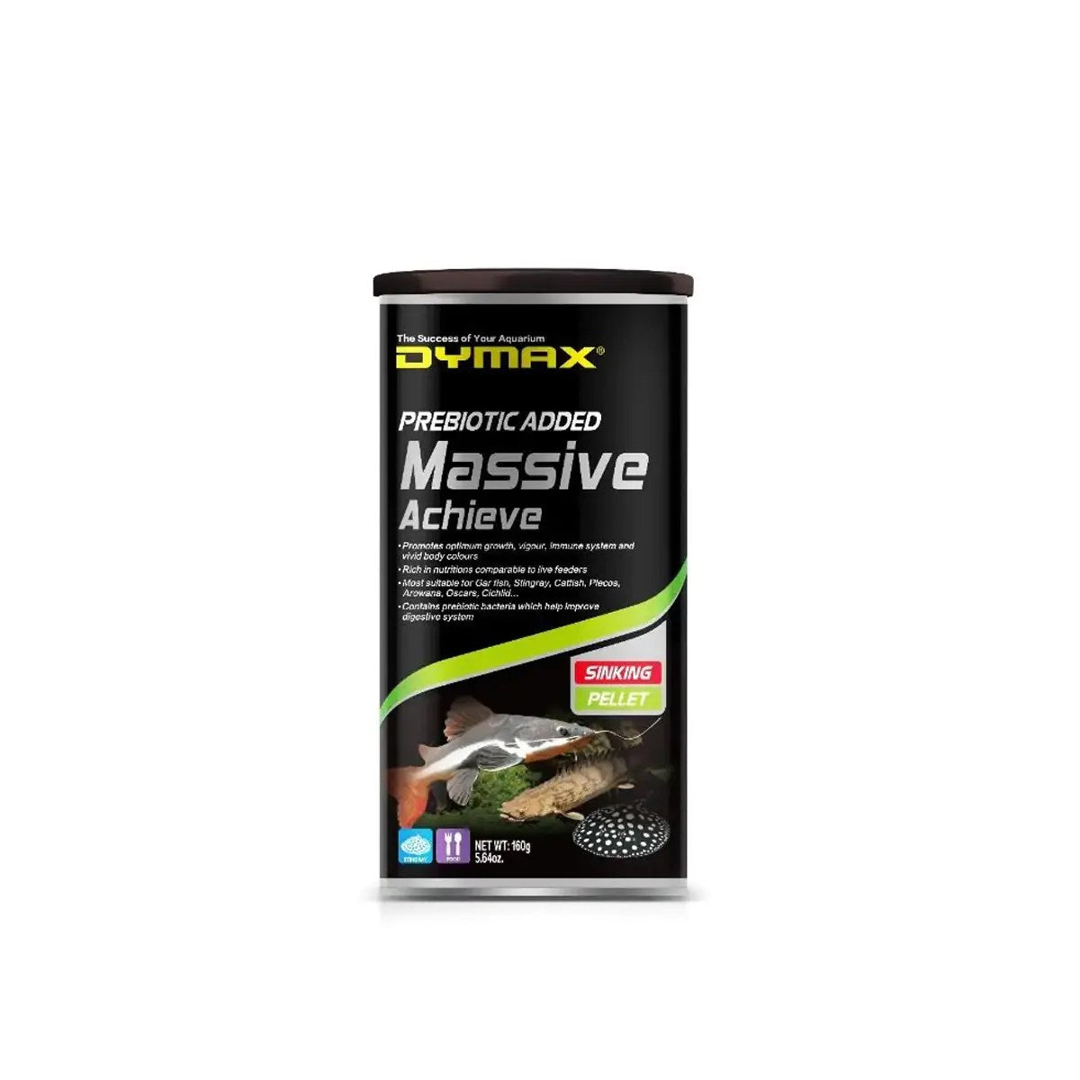 Dymax Massive Achieve Pellet Fish Food, 160g
