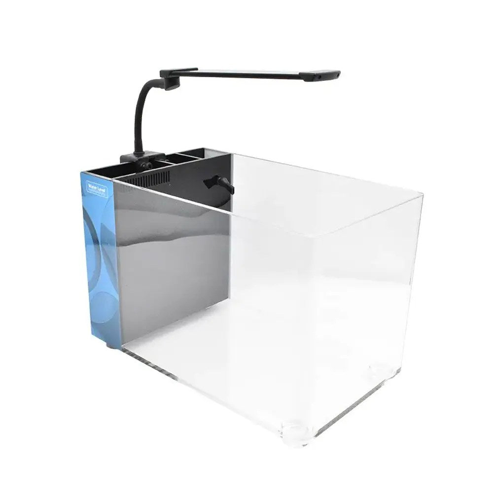 Dymax IQ7 5.2-Gallon Mini Acrylic Aquarium, Ocean Blue