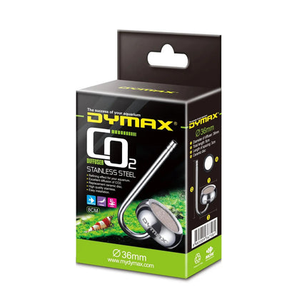Dymax Stainless Steel CO2 Diffuser, 36 mm Diameter × 8 cm Length