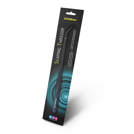 DYMAX STAINLESS STEEL TWEEZERS-CONTRA ANGLE