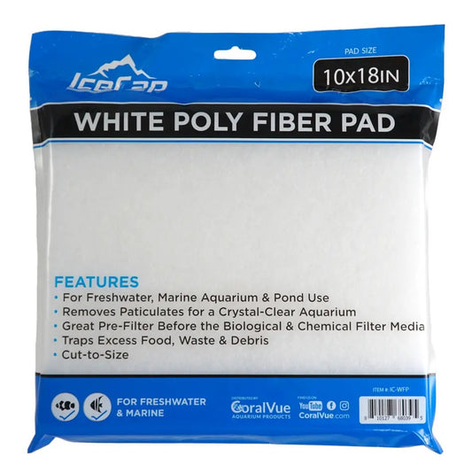IceCap White Poly Fiber Pad