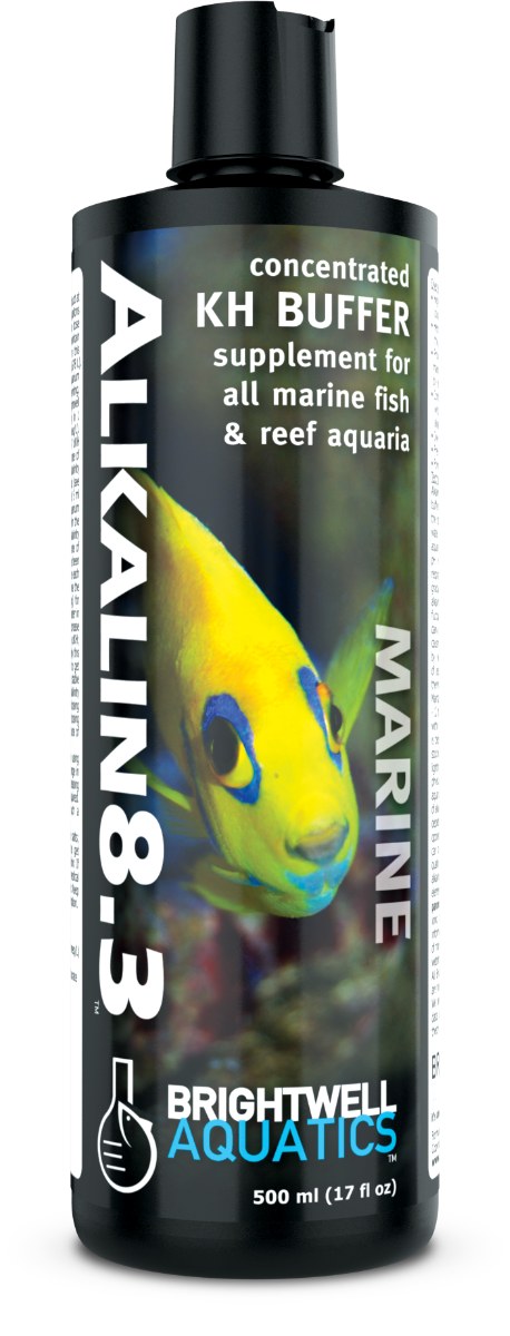 Brightwell Alkalin8.3, Liquid pH Buffer & Alkalinity(KH)-Builder, 250 ml