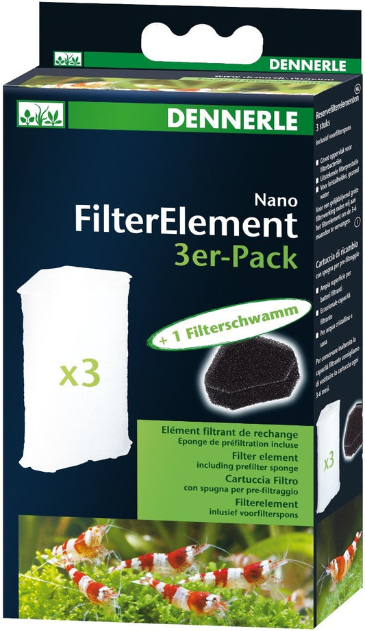 Dennerle Nano FilterElement pack of 3