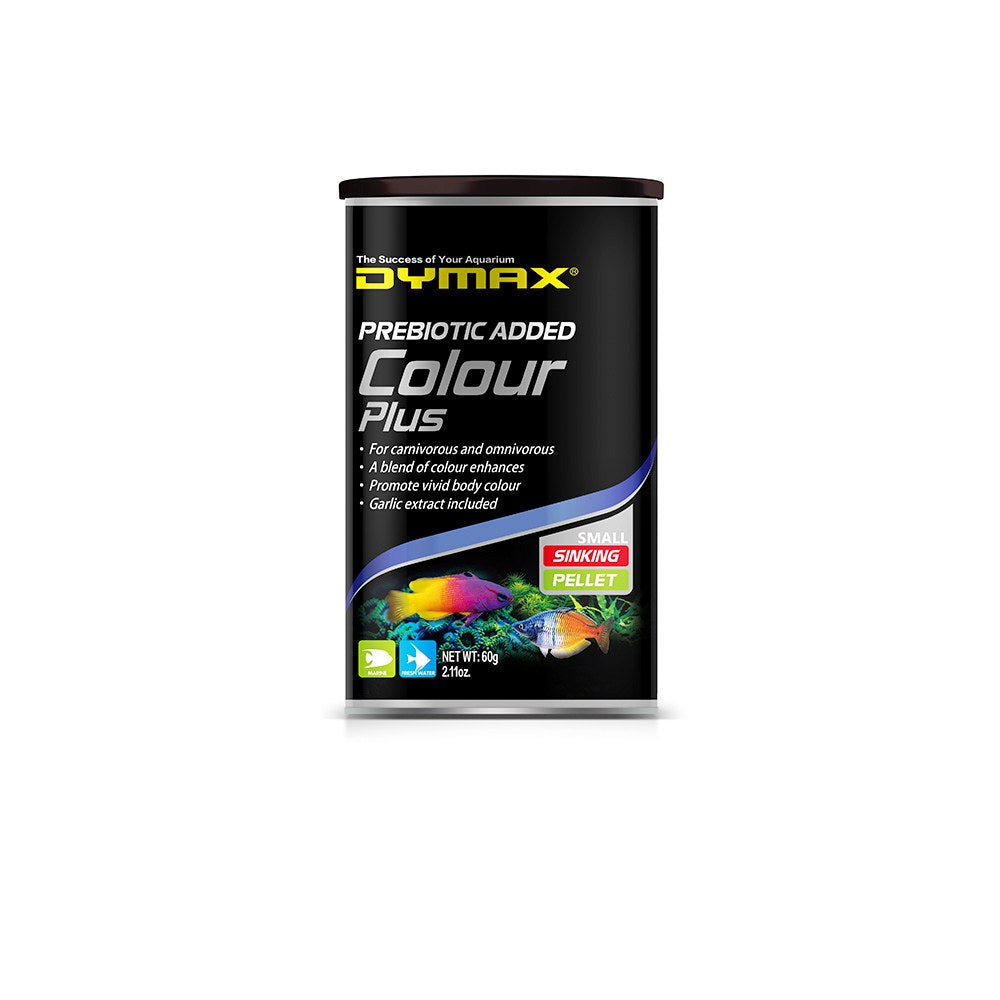 Dymax Colour Plus Pellet Fish Food, 60 g