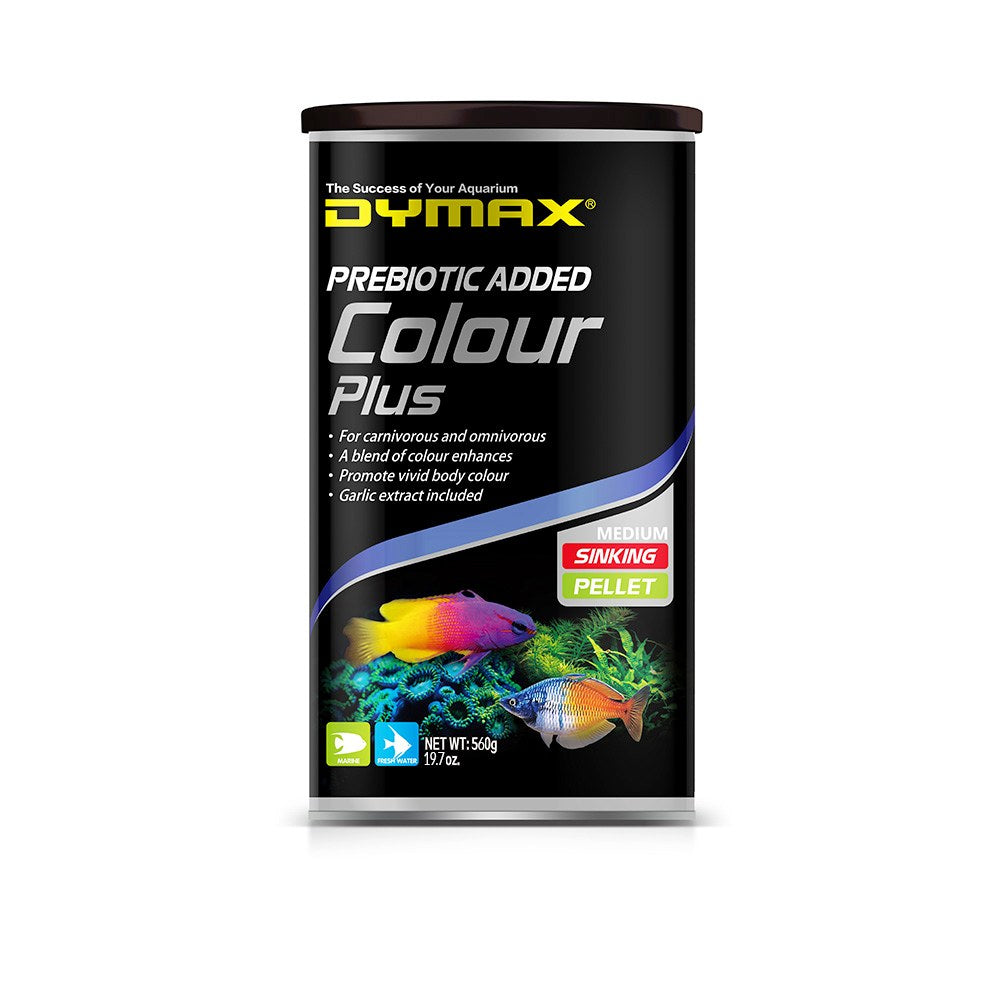 Dymax Colour Plus Pellet Fish Food, 560 g