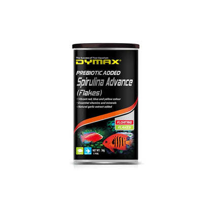 Dymax Spirulina Advance Flakes Fish Food, 50g