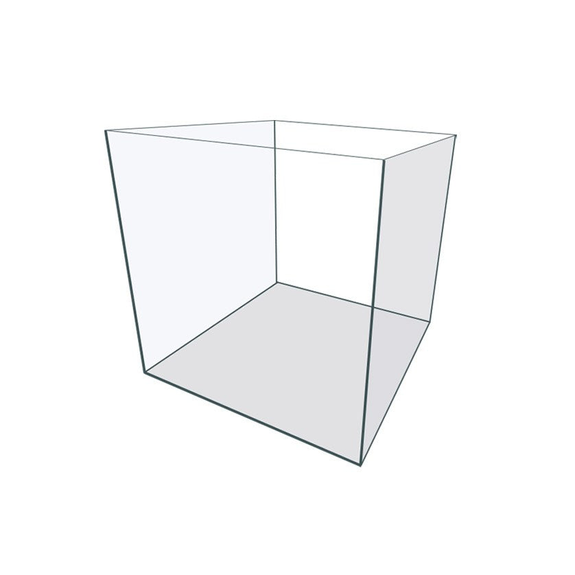 IceCap Glass Cube Aquarium, 7-Gallon