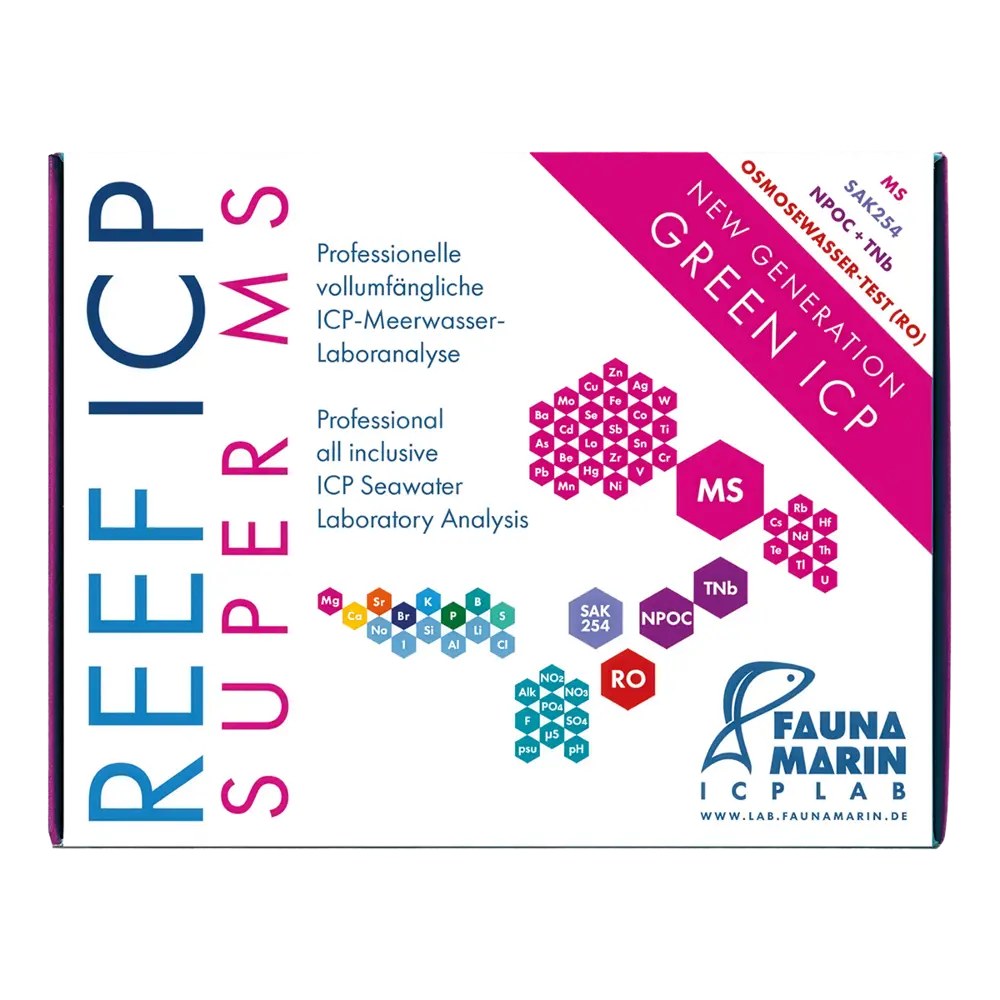 Fauna Marin Super MS ICP Test, 90+ Water Parameters with Prepaid Shipping