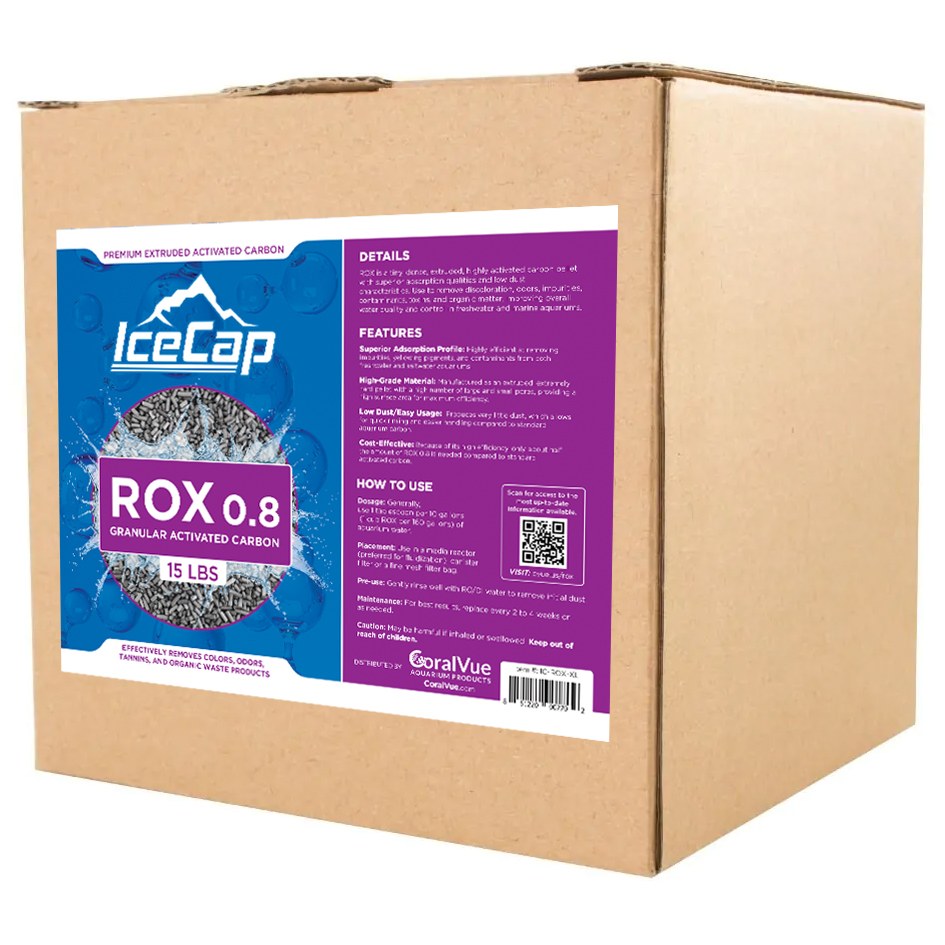 IceCap ROX 0.8 Premium Activated Carbon, XLarge, 15lbs