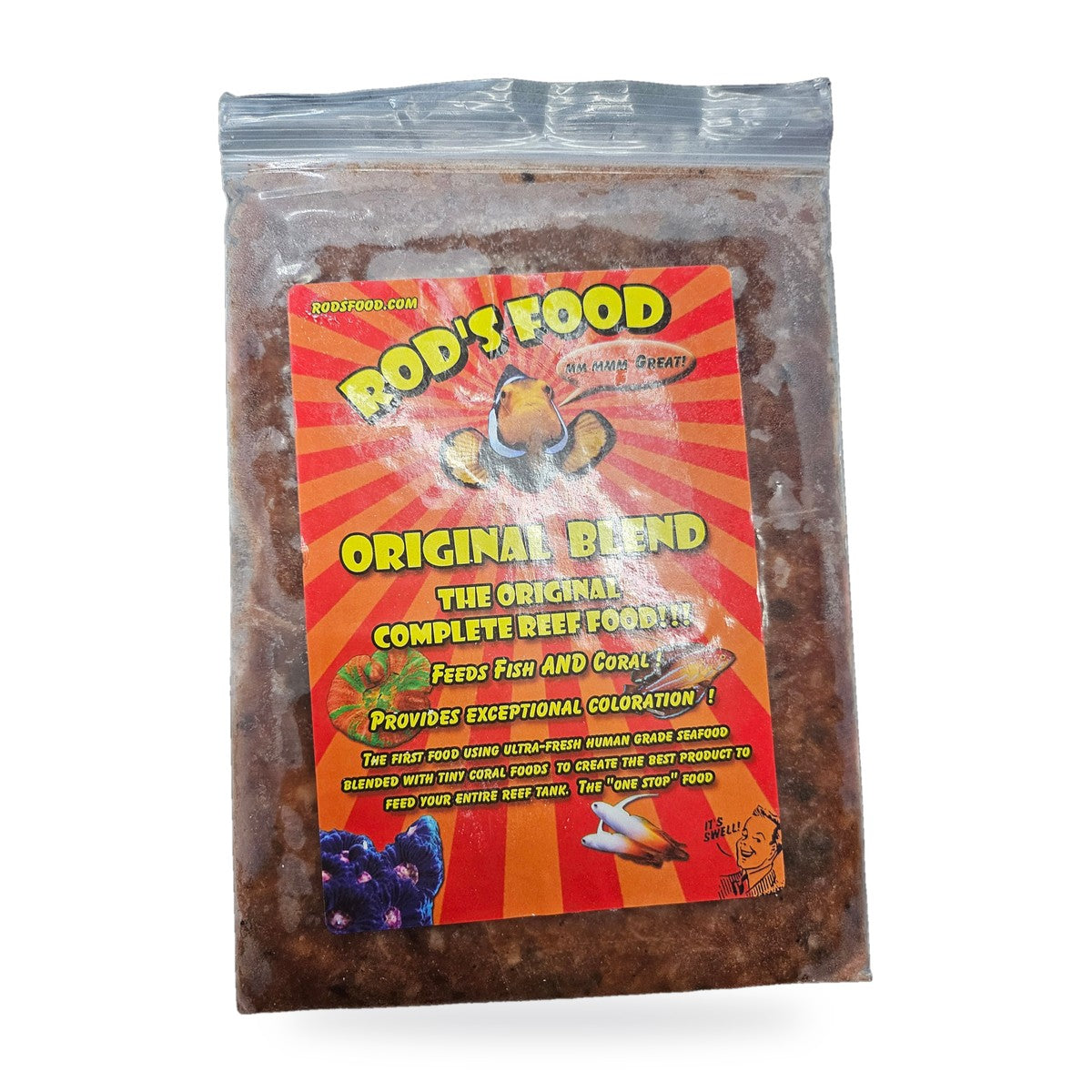 Rod's Food Original Blend frozen reef food
